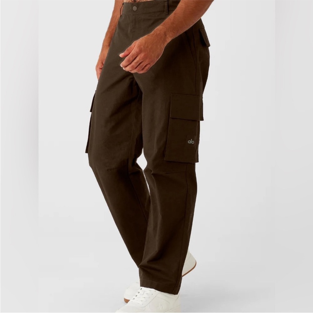 NWT Alo Brown Cargo Ripstop Pants Men’s size 33R